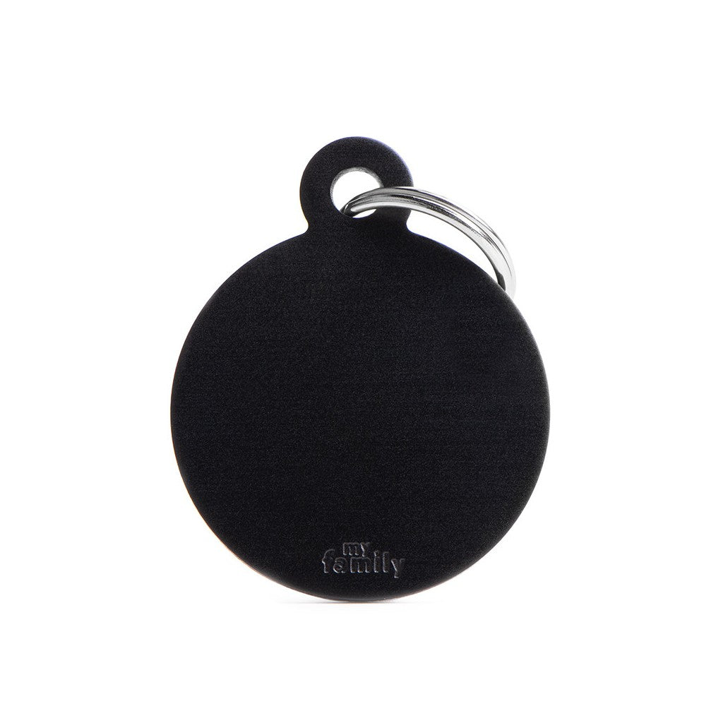 Chapa basic circular negro 1