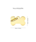 Load image into Gallery viewer, Chapa basic hueso dorado – Pequeña
