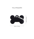 Load image into Gallery viewer, Chapa basic hueso negro – Pequeña

