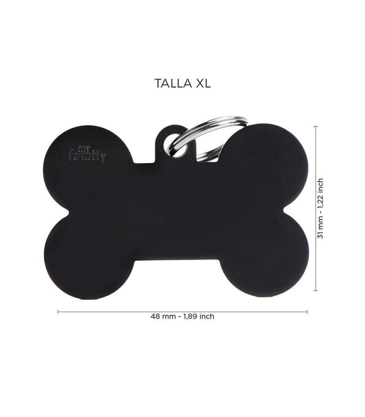 Chapa basic hueso negro &#8211; XL