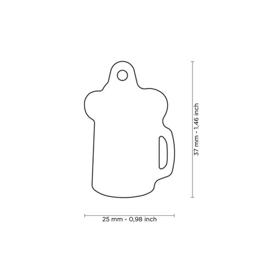 Chapa cerveza &#8211; tamaño