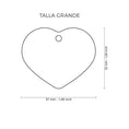 Cargar la imagen en la vista de la galería, Chapa corazón rojo – Grande
