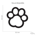 Load image into Gallery viewer, Chapa huella roja – Pequeña
