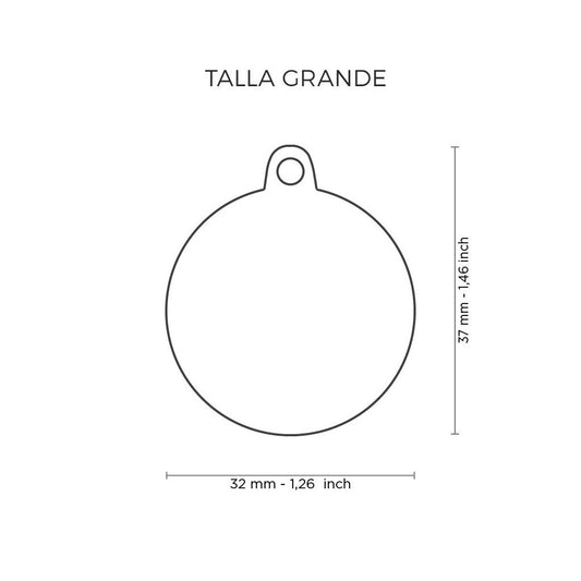 Chapa i love dad circular &#8211; Grande