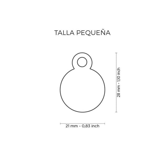 Chapa i love dad circular &#8211; Pequeña