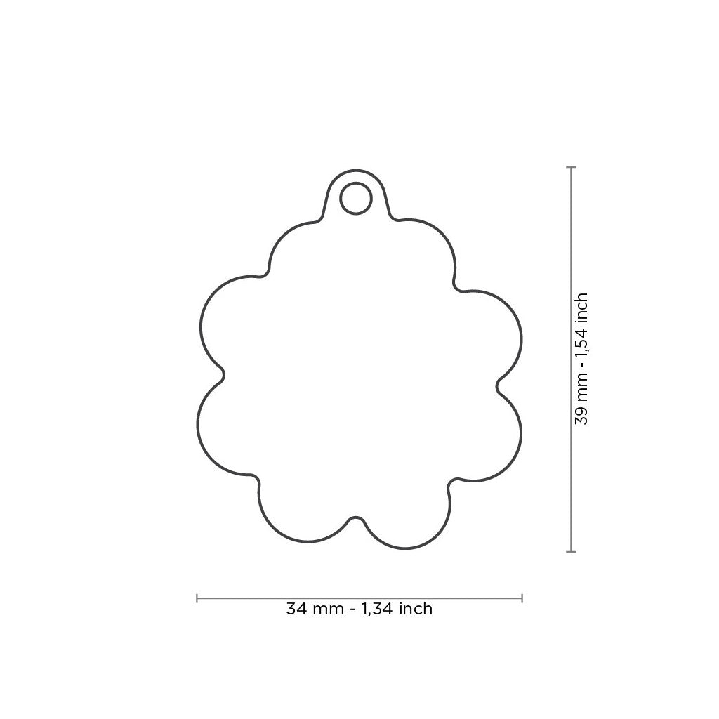 Chapa margarita &#8211; Tamaño