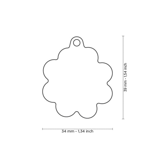 Chapa margarita &#8211; Tamaño