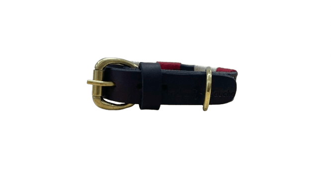 Collar Argentina quadrado rojo 1