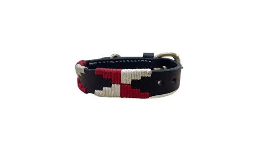 Collar Argentina quadrado rojo 2