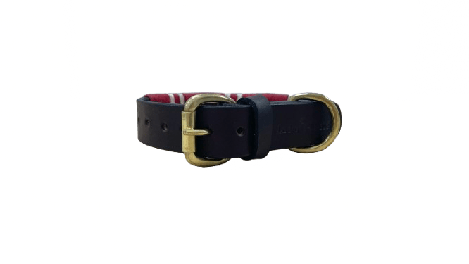 Collar Argentina rayas rojas 2