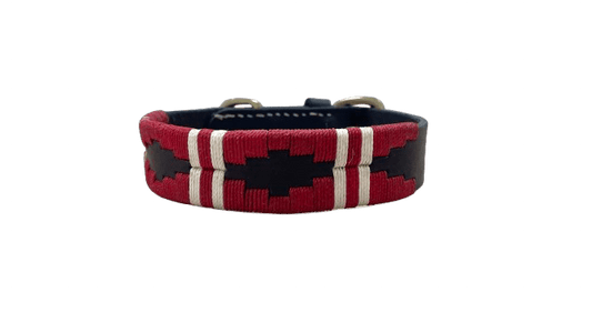 Collar Argentina rayas rojo 1