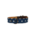 Load image into Gallery viewer, Lunares azul collar outlet 1 – PNG

