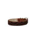 Load image into Gallery viewer, Tanzania con ondas negras mostaza y marron collar outlet 1 – PNG
